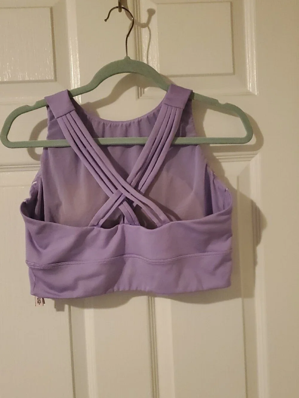 Victoria's Secret Lavender High-Neck Sport Crop Top